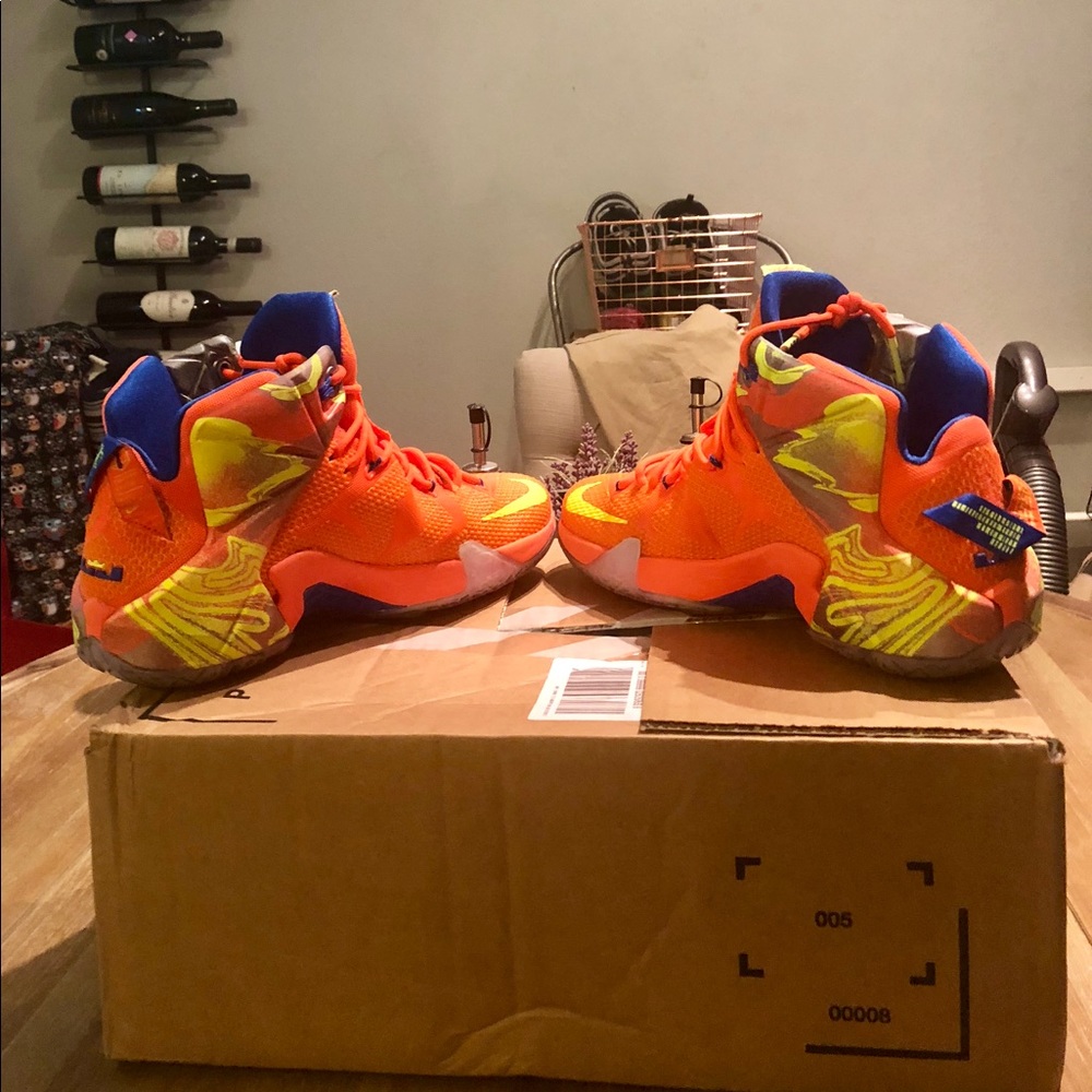 Nike Lebron XII LBJ 12 SIX MERIDIANS Men’s Sz 11.5